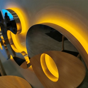 <span class=keywords><strong>Carrey</strong></span> personalizado Led signo de acero inoxidable impermeable al aire libre iluminación canal letra retroiluminado signo de negocios - Product Image 6