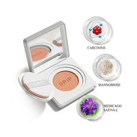 Échantillon Gratuit de Fond de Teint Bio en Coussin d'Air pour Tous Types de Peaux, à Base de Plantes Naturelles, Adapté aux Peaux Sensibles, Maquillage Sain et Éclatant