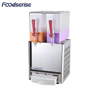 <span class=keywords><strong>2</strong></span> tanques comercial bebidas de jugo de bebida dispensador de precio fría dispensador de bebidas - Product Image 4