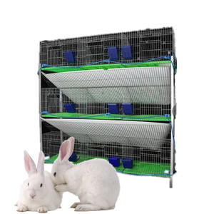 <strong>12</strong> to 14kg Breeding Rabbits Cages Commodity Big Plant Mother Baby Female Cage with <strong>Nest</strong> <strong>Box</strong>/commercial Rabbit Cage with 9 Cells - Product Image 1
