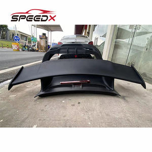 Pour <span class=keywords><strong>Porsche</strong></span> Carrera <span class=keywords><strong>997</strong></span> 991 mise à niveau GT3 Kit carrosserie pare-chocs avant pare-chocs arrière becquet mise à niveau 991.1 991.2 - Product Image 6