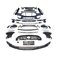 Kit carrosserie SPM d'occasion, pare-chocs avant et arrière, jupe latérale, diffuseur, pour Mercedes-Benz Classe C W206 style C63, 2012-2022, à visser