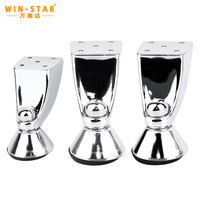 Pieds de canapé robustes WINSTRA, pieds de meubles en métal, supports pour canapé, lit, table, quincaillerie pour meubles de maison
