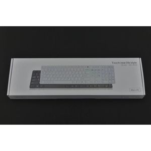 908 Chocolate Keyboard 61 <b>Keys</b> <b>USB</b> Wired Membrane With Keyboard Cover For Desktop Use - Product Image 2