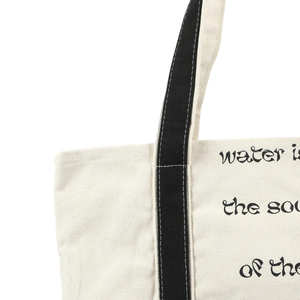 Tùy Chỉnh Tên Thương Hiệu Có Thể Tái Chế Đồng Bằng Chắp Vá Bông Vải Mua Sắm Tote Túi Với Túi - Product Image 2