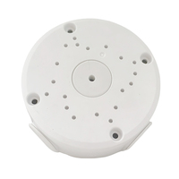 Boîte de jonction ronde en plastique de 10cm pour caméra dôme et boîte de jonction CCTV pour boîte de jonction de caméra de sécurité
