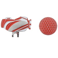 Marqueur de balle de golf magnétique en métal pour extérieur, accessoires de golf avec clip magnétique pour chapeau - Excellent cadeau