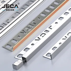 Foshan JECA profili di protezione per angoli rivestimento per piastrelle <span class=keywords><strong>in</strong></span> metallo per coperture <span class=keywords><strong>angolari</strong></span> per pareti rivestimento per piastrelle <span class=keywords><strong>in</strong></span> <span class=keywords><strong>acciaio</strong></span> inossidabile 304 - Product Image 1