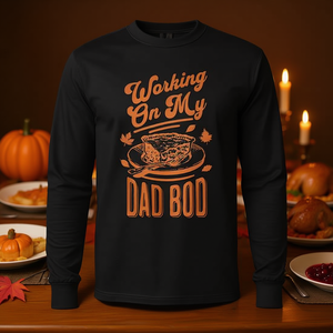 Camiseta de manga larga con estampado de anuncio de embarazo para parejas de Acción de Gracias Eating For Two - Product Image 3