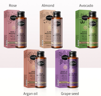 OEM Pure Natural Organic Nourrissante Rose Amande Huile Essentielle Nouvelle Arrivée avec Lavande et Orange Fruit Extrait de Plante