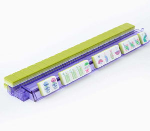 Juego de Fichas de Mahjong Americanas de PVC Personalizadas QiXi para 4 Jugadores, Diseño Moderno y Atractivo, Juego de Mesa de Mahjong de Singapur - Product Image 4
