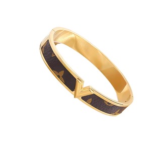 Designer Inspired 18K Gold Plated Stainless Steel Fashion Bracelet Waterproof Zircon Famous Brand Inspired by Nature - Product Image 2