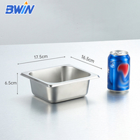 Bac alimentaire commercial en acier inoxydable 304 de haute qualité, empilable et modulaire, pour le stockage des aliments