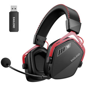 Casque de jeu sans fil EAGLENO G07 supra-auriculaire, faible latence, basses améliorées et son stéréo haute fidélité - Product Image 1