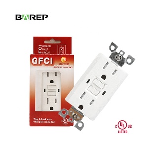 Barep chống xáo trộn điện điện Duplex gfci gfi tường ổ cắm điện ổ cắm 15 amp Toma de corriente receptacle - Product Image 1