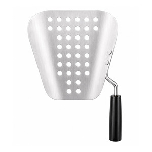 Cuchara perforada de acero inoxidable para palomitas, utensilio resistente para servir aperitivos - Product Image 6