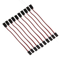 Câble de connexion Dupont 2,54 mm en cuivre, connecteur femelle/mâle, pour breadboard, fil électronique, longueur personnalisée