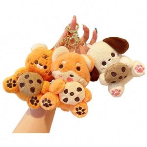 Soporte de Cadena de Motocicleta Personalizado en 3D, Peluche de Abeja y Osito de Peluche para Propietarios de Autos y Motos - Product Image 1