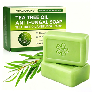 Jabón <span class=keywords><strong>de</strong></span> <span class=keywords><strong>Aceite</strong></span> <span class=keywords><strong>de</strong></span> Árbol <span class=keywords><strong>de</strong></span> Té Antifúngico, Antibacteriano, Antiácaros, Control <span class=keywords><strong>de</strong></span> Grasa, Limpieza Profunda para Rostro y Cuerpo, Jabón <span class=keywords><strong>Artesanal</strong></span> en Barra <span class=keywords><strong>de</strong></span> 115g OEM - Product Image 6