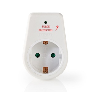 White 1 Way Surge Protected Socket Extension <b>Adapter</b> 250V 16A - Product Image 4