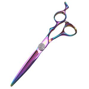 Tijeras para Adelgazar Cabello FV de 62 mm, Acero Inoxidable 440C, para Diestros, Tijeras de Salón de Belleza, Siete Colores Electrochapados - Product Image 4