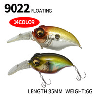 Leurre crankbait pour la pêche au bar, leurre de pêche à plongée profonde, crankbait wobbler, crankbaits à plongée profonde