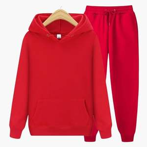 Conjunto Deportivo de Sudadera con Capucha y Pantalones para Hombre, Sudadera con Capucha Suave y Cómoda con Pantalones Deportivos para Entrenamiento en el Gimnasio y Deportes al Aire Libre - Product Image 1