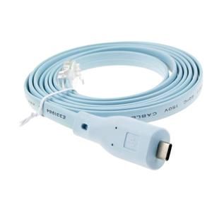 Ftdi Loại C USB C để RJ45 giao diện điều khiển cáp cho chuyển đổi USB để RJ 45 màu xanh 6 ft giao diện điều khiển Rollover Cáp - Product Image 4
