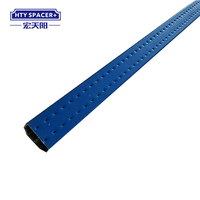 Barres d'espacement en aluminium colorées pour vitrage double, barre d'espacement en aluminium colorée pour verre isolant