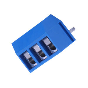 موصل محطة طرفية لولبية <span class=keywords><strong>3</strong></span> دبوس ، موصل لولبي بزاوية صحيحة بزاوية زرقاء - Product Image 4