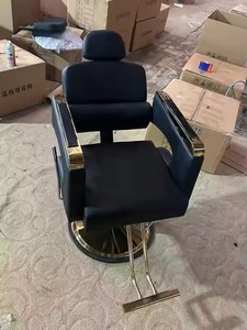 Poltrona da Barbiere Moderna in Pelle Sintetica per Uso in Salone e Spa, Dedicata all'Acconciatura Commerciale - Product Image 5