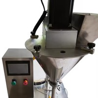 Tarière semi-automatique Capacité 1g 10g Boissons Produits chimiques Noyau PLC Machine de remplissage de bouteilles en poudre de sacs en verre