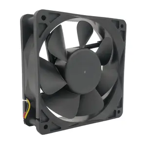 Ventilateur de refroidissement de réfrigérateur à flux axial à grande vitesse Mot ventilateurs à flux axial en plastique 100 mm avec thermostat