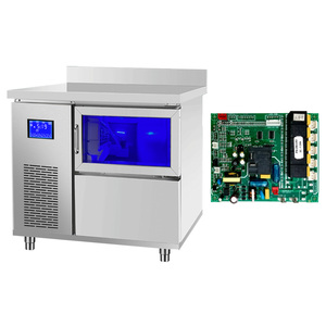 Máquinas Automáticas para Hacer Hielo de Uso Industrial, Doméstico y Comercial, Fabricantes de Cubitos de Hielo de Sobremesa, 1 Año de Garantía Sin Quejas, Fuente de Alimentación de Sobremesa - Product Image 1