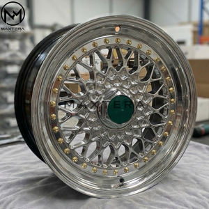 Rines de Aleación Maxtera Forjados a Medida, Estilo RS de 3 Piezas, para <span class=keywords><strong>BMW</strong></span> <span class=keywords><strong>E30</strong></span> E28 E24 Golf MK1 2 3 Porsche 911 MX5 Silvia Skyline - Product Image 1