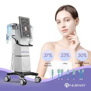 NUBWAY Visage Cou Lifting Beauté Massage Ems Élimination Des Rides Sacs Pour Les Yeux Lifting Ems Rf Visage Machine