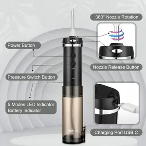 H2ofloss 2023 Hot Selling Water Dental Flossers Tooth Cleaning Products Portable Water Flosser