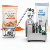Machine d'emballage automatique rotative pour sachets préformés à fermeture éclair (doypack) de 100g, 500g, 1kg pour épices, farine, café, poudre de cacao