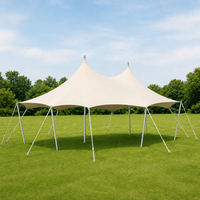 Tente extensible en PVC résistant aux UV 750g avec paroi en tube d'aluminium de 2,5 mm d'épaisseur pour événements en plein air