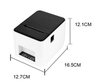 Printer tiket 58mm dengan USB Bluetooth, Printer termal dengan Label pemotong otomatis Pos 58MM, Printer tagihan