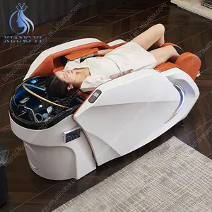 Salon Hair Washing Electric Massage Table Modern Shampoo Bowl Bed