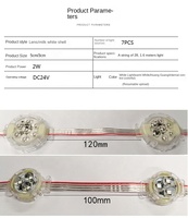 Fuente de luz de punto RGB profesional, IP65 impermeable DMX512 LED Pixel Light DC24V para proyecto de iluminación de fachada de puente de construcción