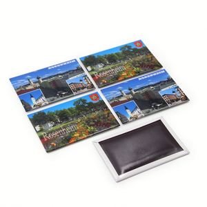 Wholesale Best Selling High Quality Custom City Scenery Souvenir Gift Design Tin <b>Fridge</b> Magnet - Product Image 3