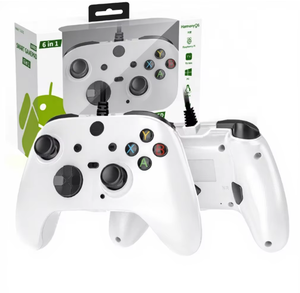 Manette filaire T-A102L, best-seller usine, pour <span class=keywords><strong>PC</strong></span>/TV Box/smartphone, avec bouton Turbo Macro, fonction silencieuse, double vibration, Plug and Play - Product Image 1