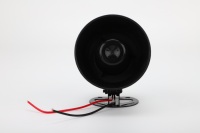 Klakson Mundur Truk CHSKY 25W 12V-36V Tahan Air dan Debu Warna Hitam dengan Tweeter Bahan ABS 108dB