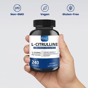 Suplemento Dietético de L-Citrulina con Etiqueta OEM, Apoyo para la Recuperación Muscular, Suplemento para Hombres y Mujeres, L-Citrulina 240 Cápsulas - Product Image 5