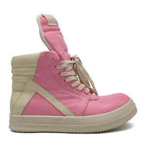<span class=keywords><strong>JOYTIME</strong></span> 2025 Baskets montantes décontractées et tendance en cuir pour femme, semelle intermédiaire en TPR, semelle extérieure en caoutchouc, bande élastique, bottes lumineuses, collection automne - Product Image 3