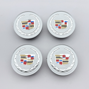 Cache-moyeux de roue de 67 mm pour <span class=keywords><strong>Cadillac</strong></span> ATSL XTS CT6 XT6, protections anti-poussière pour emblème central de pneu sur moyeu de roue - Product Image 1