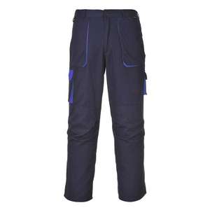 PORTWEST - TX11NATXL Texo Contrast navy <b>blue</b> tall <b>trouser</b> - EAN 5036108185818 <b>WORK</b> <b>TROUSERS</b> CARGO <b>WORK</b> <b>TROUSERS</b> - Product Image 1