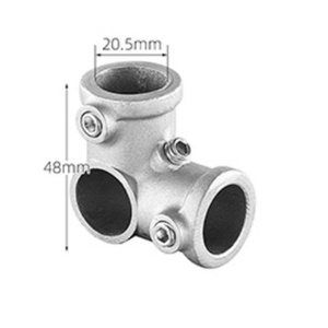 Conectores de Tubo Redondo de Acero Inoxidable Fundido a Presión, Duraderos y Personalizados, con Tratamiento de Superficie de Anodizado/Galvanoplastia - Product Image 4